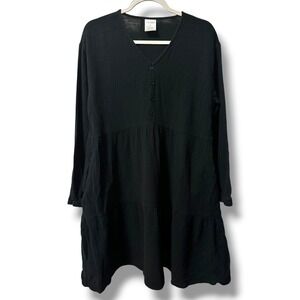Serra | Dresses | Serra Womens Size L 214 Convertible Dress Black | Poshmark